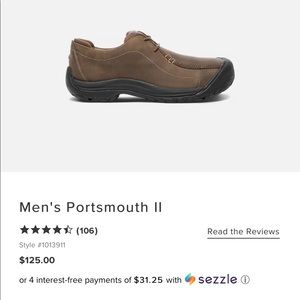 Keen Portsmouth II Men’s size 11